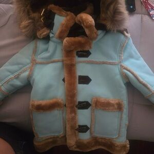 Jordan Craig Shearling Kids Coat